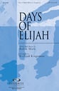 Days of Elijah SATB choral sheet music cover